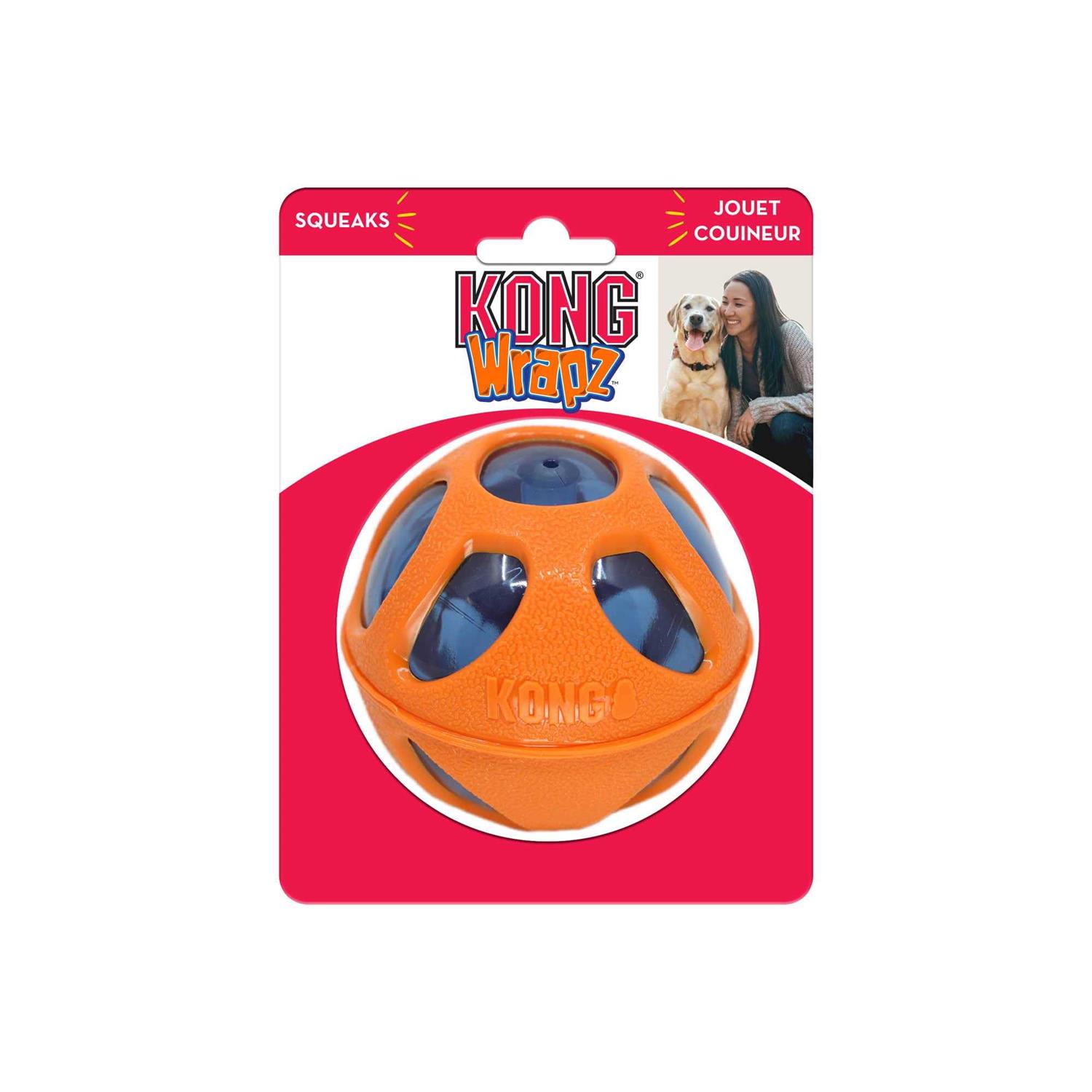 Kong Wrapz Ball Dog Toy - Healthber