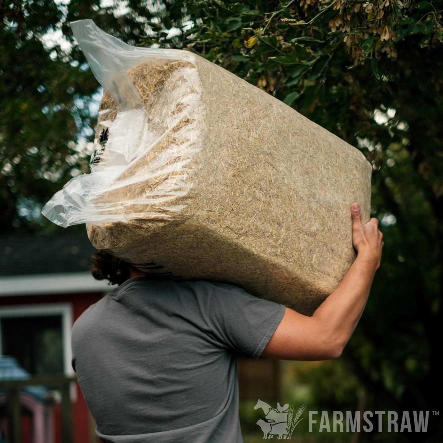 Greenway 3 cu. ft. Farmstraw Fine Shred Animal Bedding - Healthber