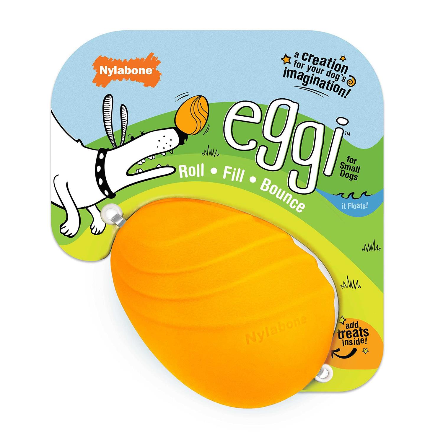 Nylabone Creative Play Eggi Dog Toy - Healthber