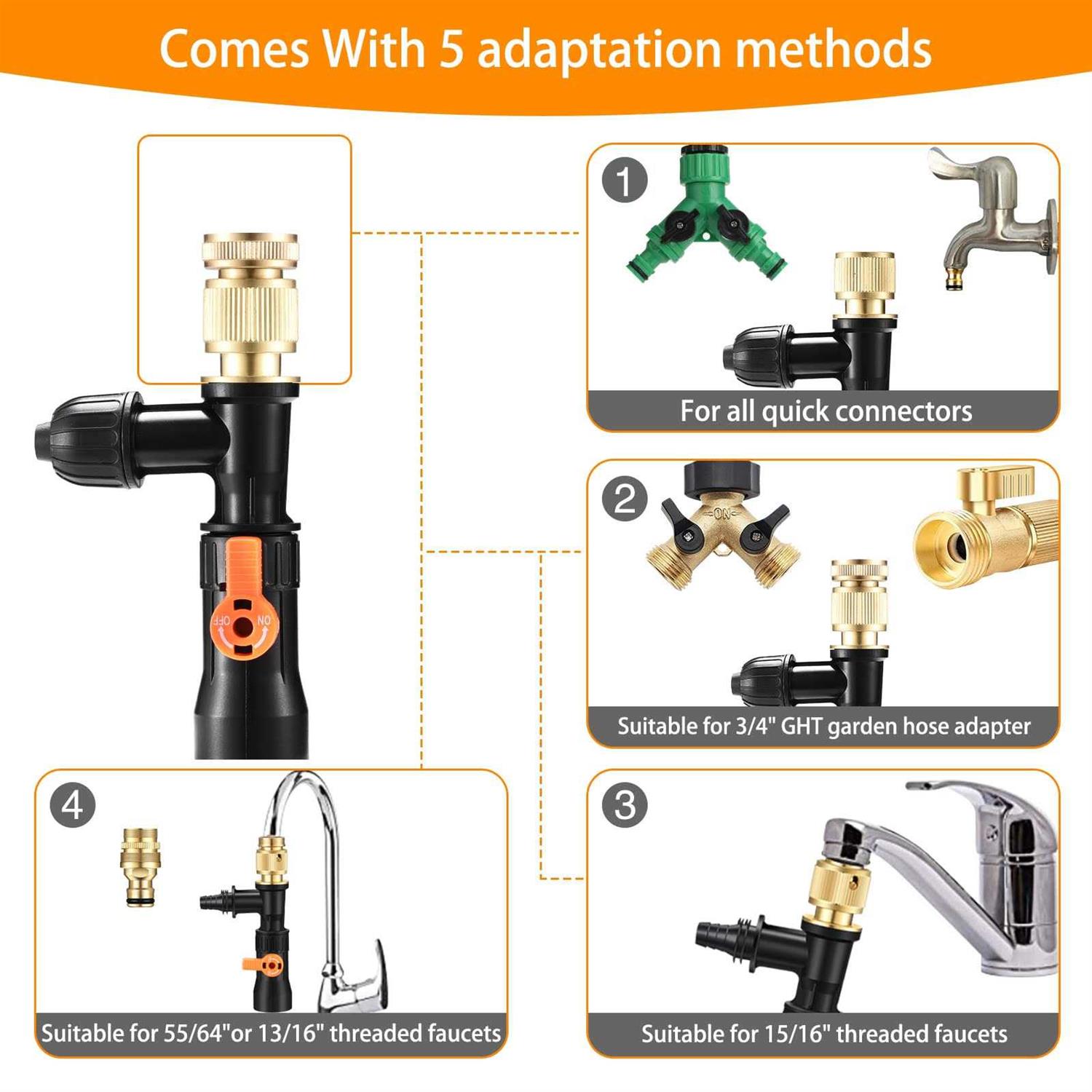 enomol Gravel Vacuum for Aquarium Water Changer Fish Tank Cleaning Tools,Siphon Universal Quick Pump Aquarium Water Changing - Healthber