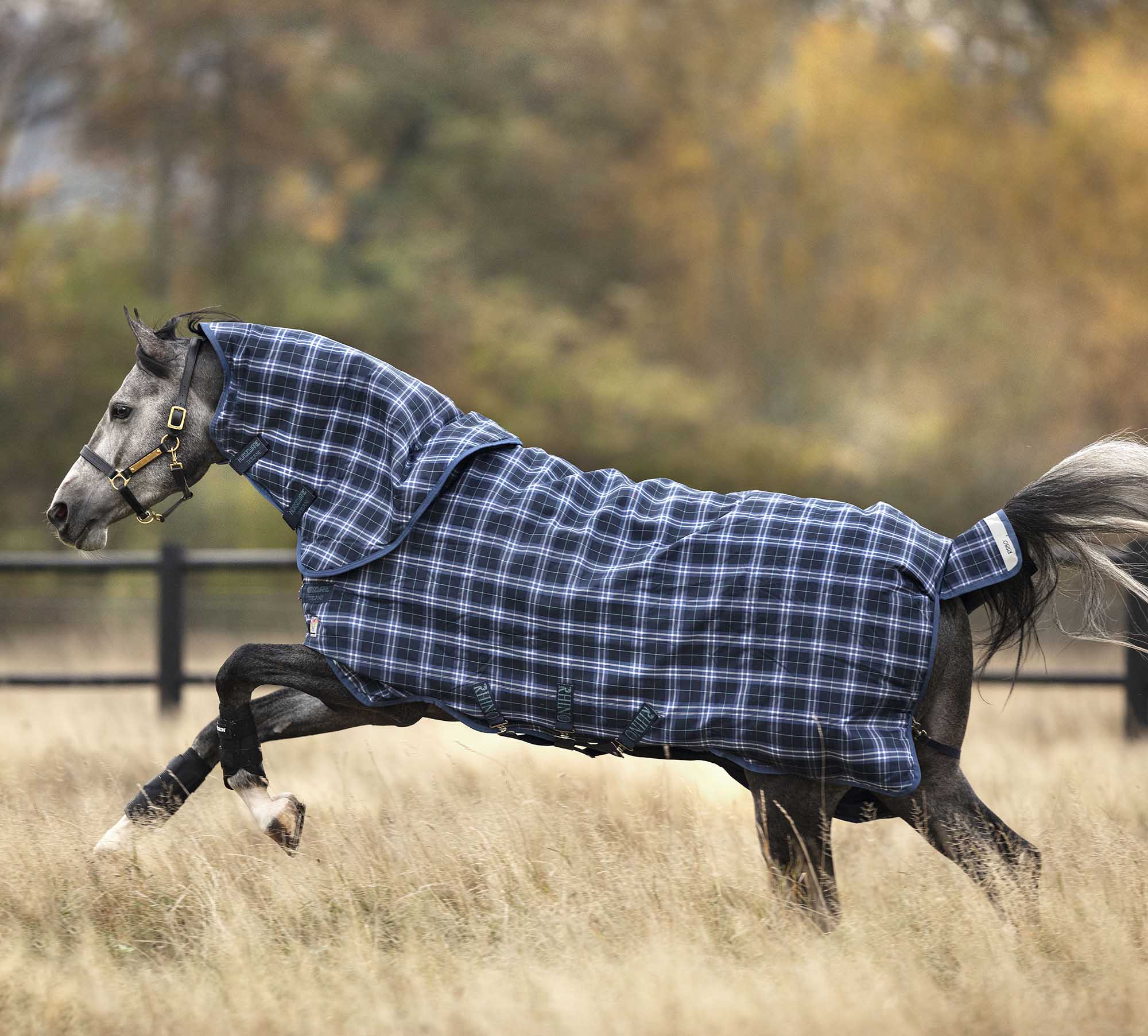 Rhino Plus Horse Turnout Blanket with Vari-Layer, Heavyweight - Healthber