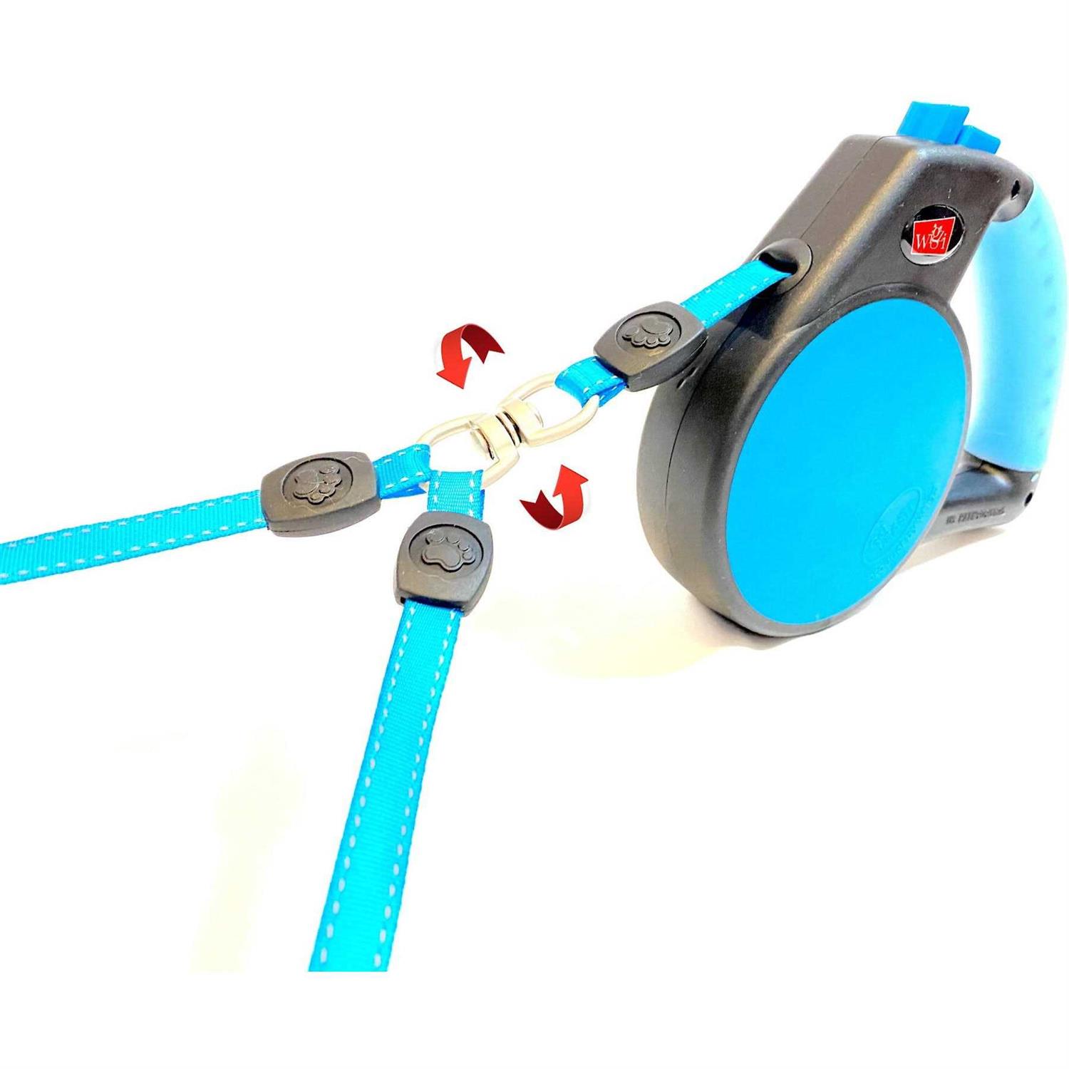 Wigzi Retractable Coupler Dog Leash - Healthber