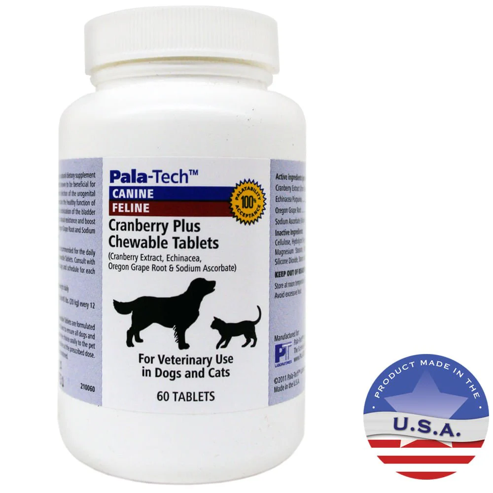 Pala-Tech Cranberry Plus Chewable Tablets, 60 ct - Healthber