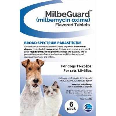 Milbeguard – Generic To Interceptor 6 Pk Medium Dogs 11-25 Lbs Or Cats 1.5-6 Lbs - Healthber