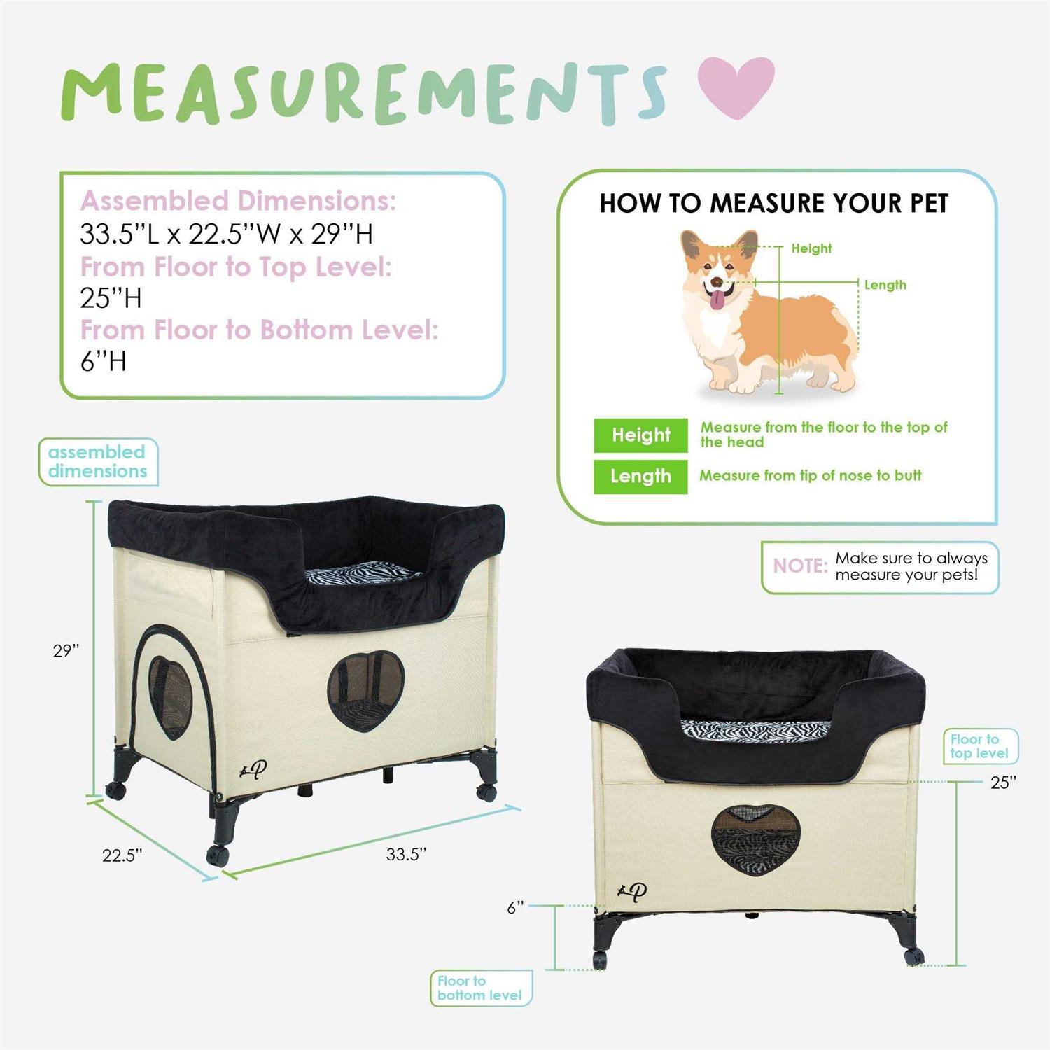 Petique Bedside Lounge Pet Bed - Healthber