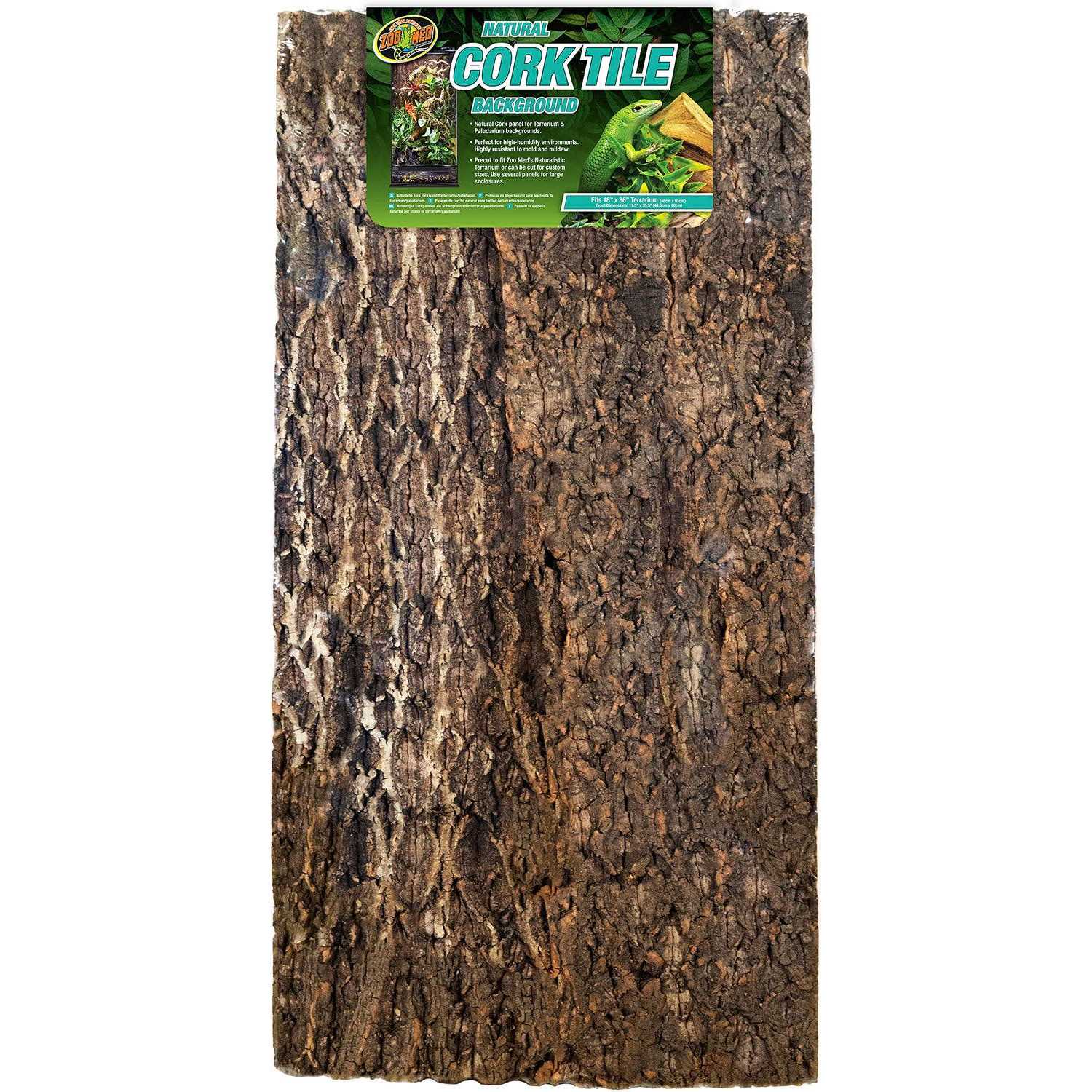 Zoo Med Natural Cork Tile Background - Healthber