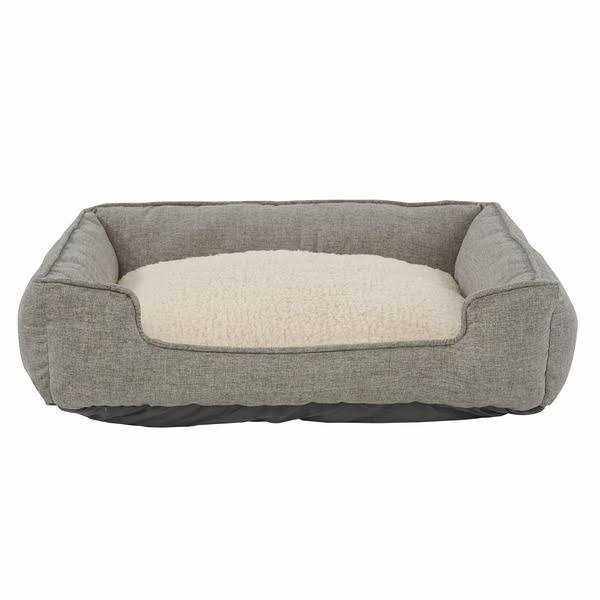 Top Paw Chambray Cuddler Dog Bed - Healthber