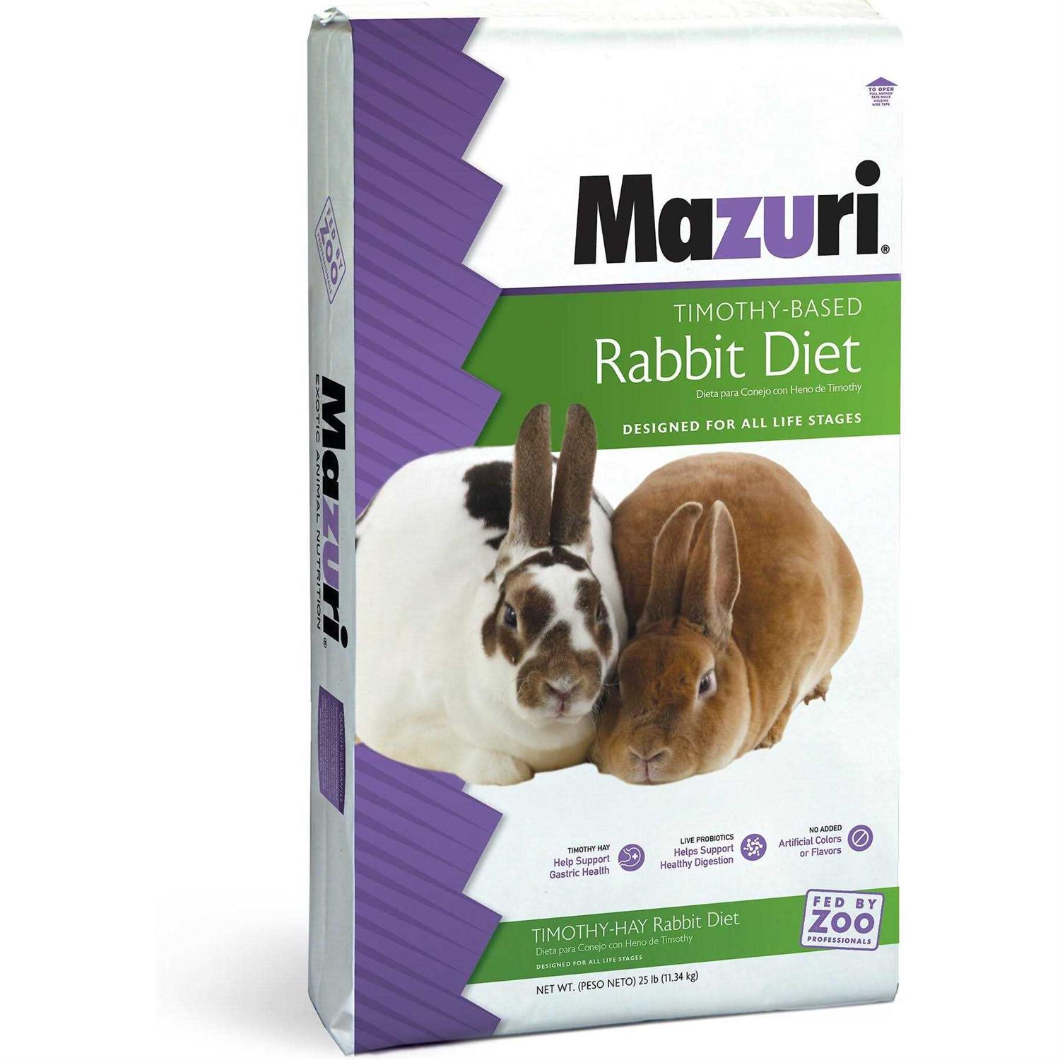 Mazuri Timothy Based Rabbit Food - Healthber