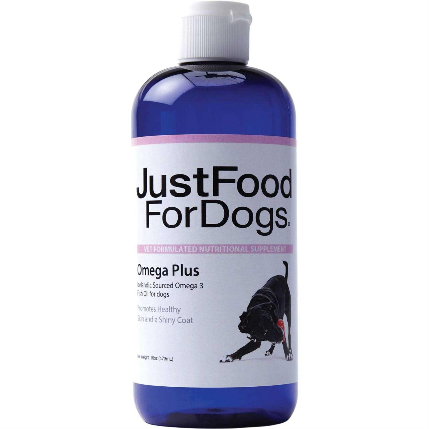 JustFoodForDogs Omega Plus Fish Oil Supplement for Dogs - Healthber