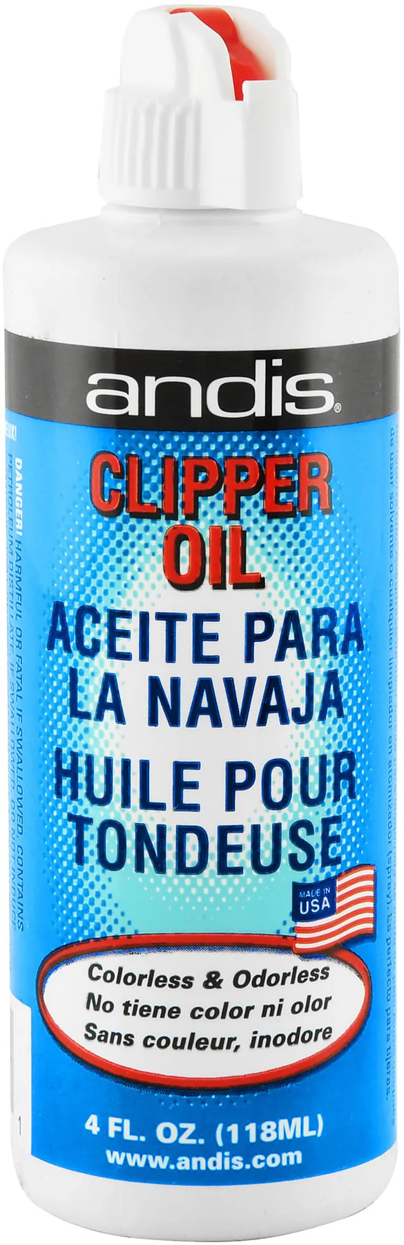 Andis Clipper Oil, 4 oz - Healthber