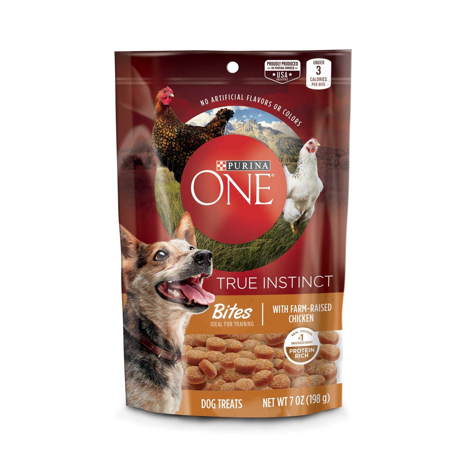 Purina ONE Dog Training Treats True Instinct Bites - Healthber