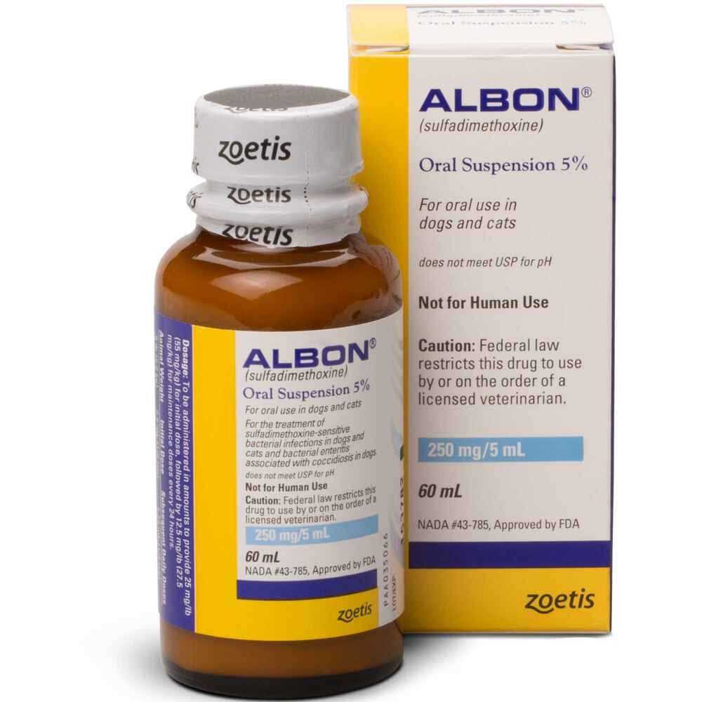 Albon 5% Oral Suspension - Healthber