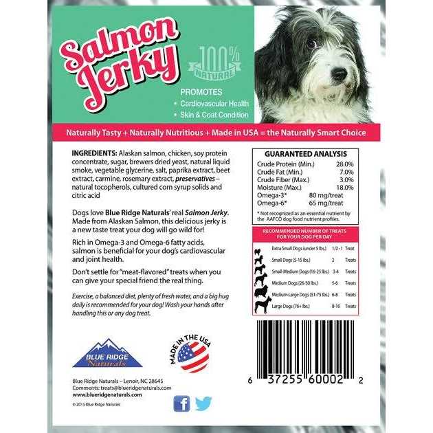 Blue Ridge Naturals Alaskan Salmon Jerky - Healthber