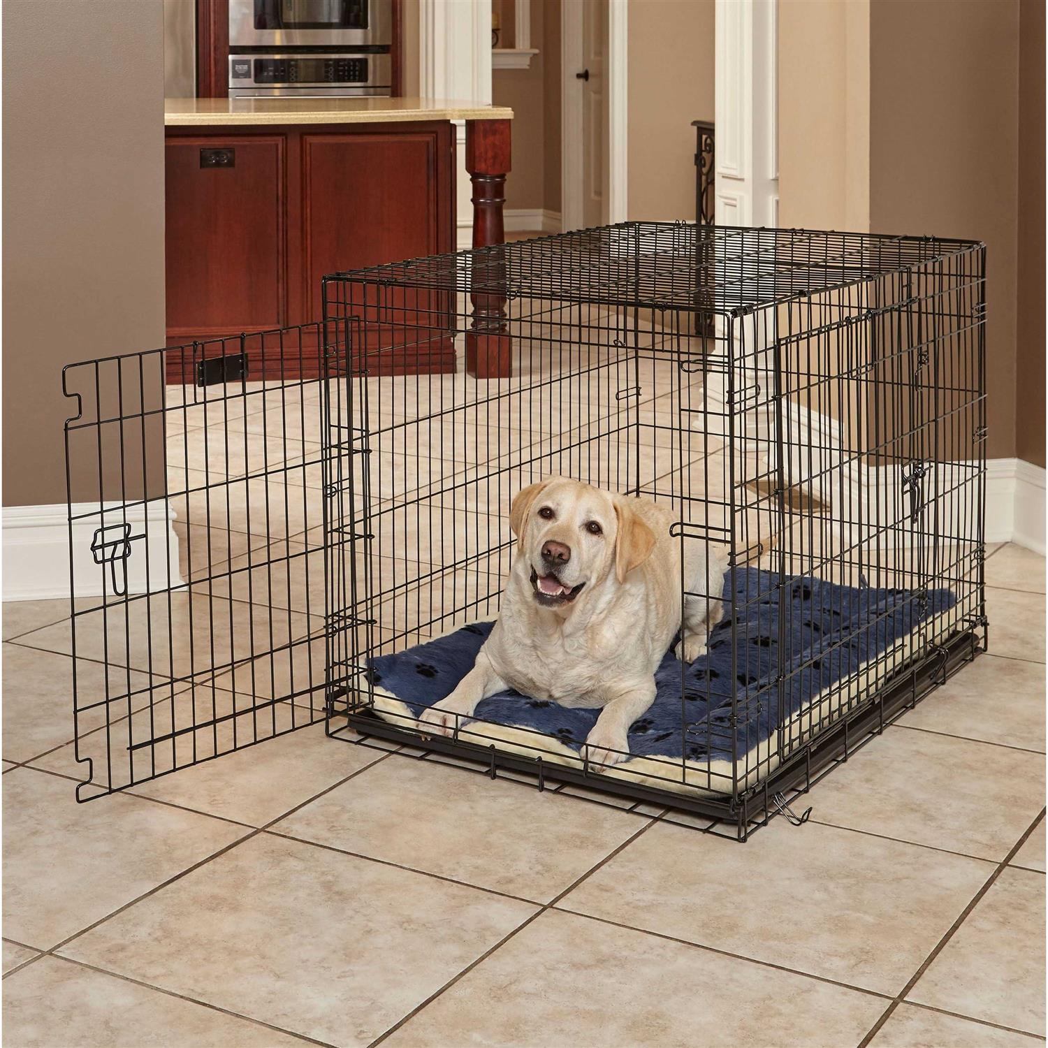 Midwest Reversible Paw-Print Pet Bed - Healthber