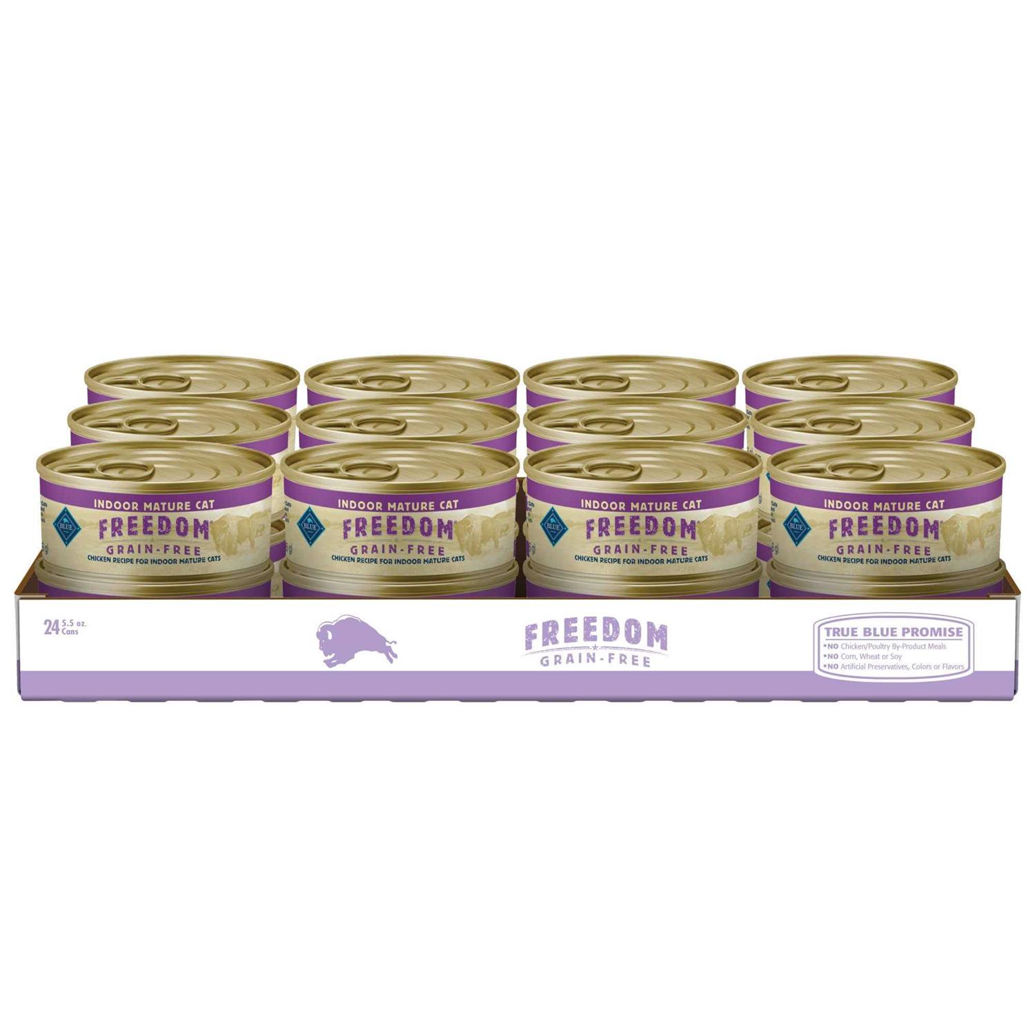 Blue Buffalo Freedom Grain-Free Indoor Canned Cat Food - Healthber