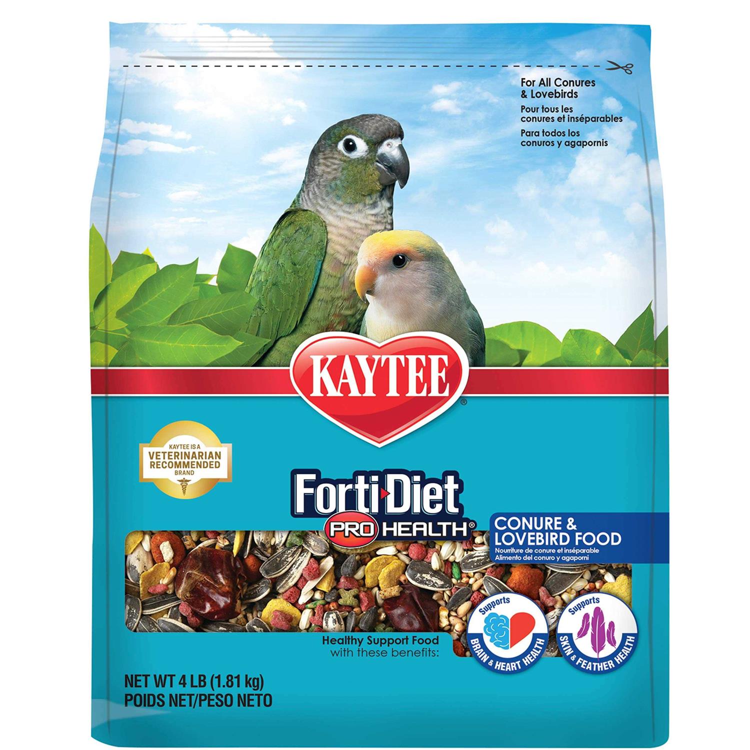 Kaytee Forti-Diet Pro Health Egg-Cite! Conure Food - Healthber