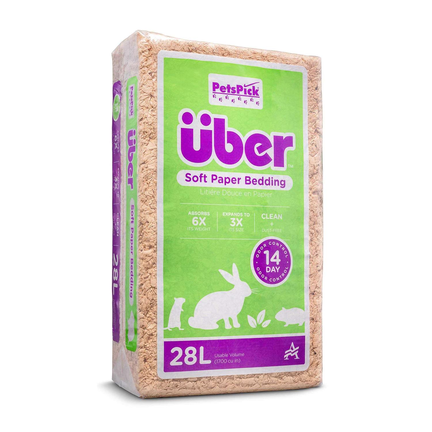 American Wood Fibers Uber Soft Paper Pet Bedding - Healthber