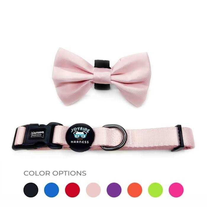 Joyride Harness Dog Collar + Removable Bow Tie - Healthber