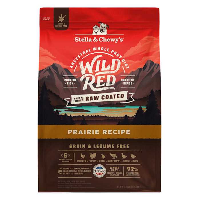 Stella & Chewy’s Wild Red Dry Dog Food Raw Coated High Protein Grain Free Recipe - Healthber