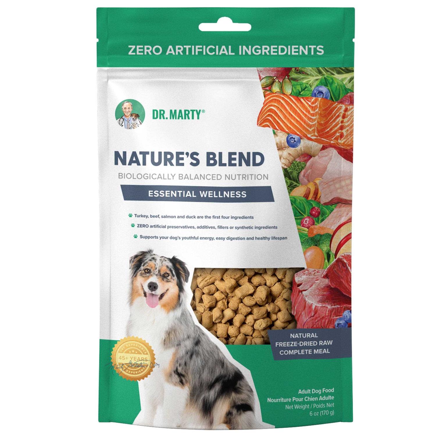 Dr. Marty Nature’s Blend Freeze Dried Raw Dog Food - Healthber