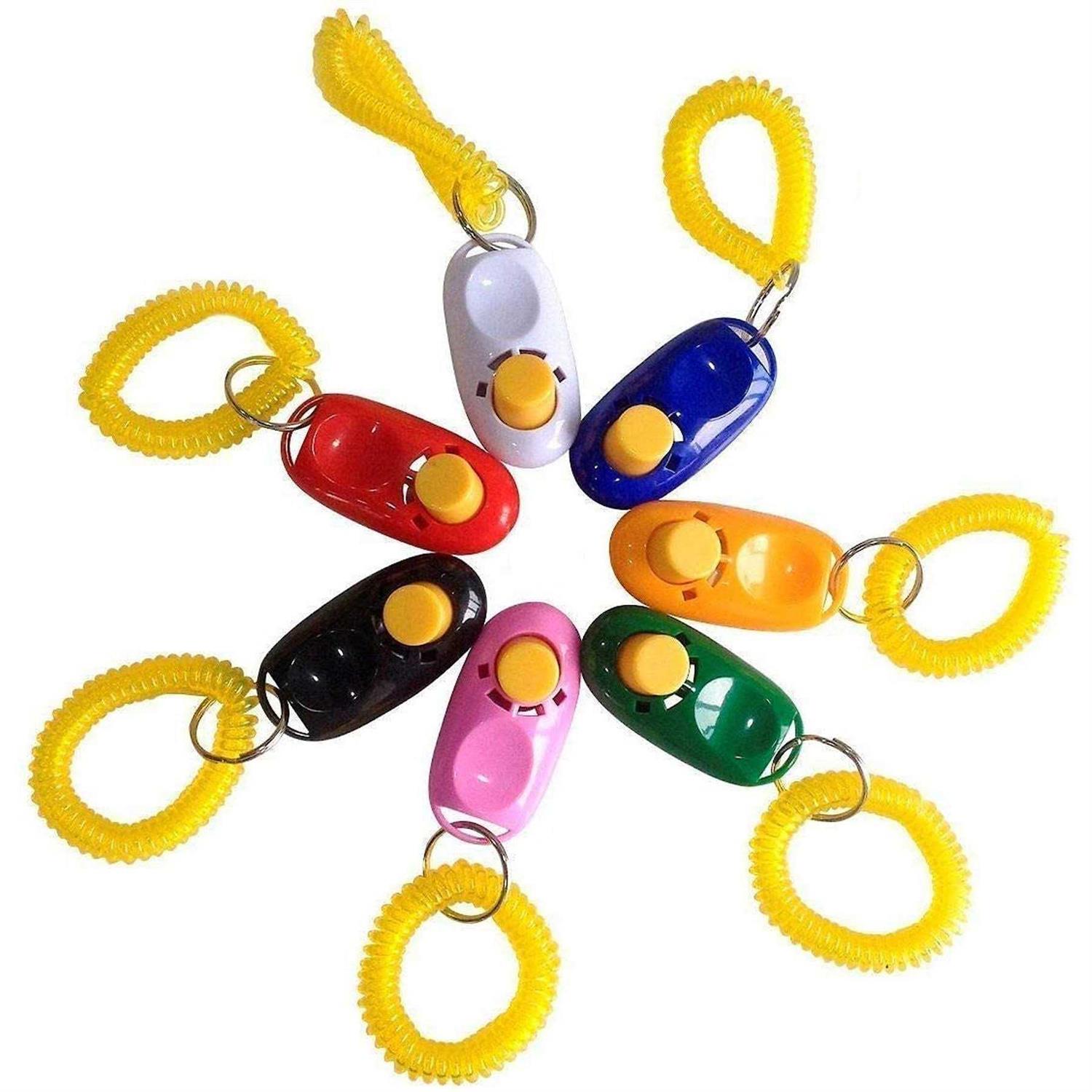 SunGrow Clickers with Wrist Band Dog & Cat Potty & Treat Training Tool - Healthber