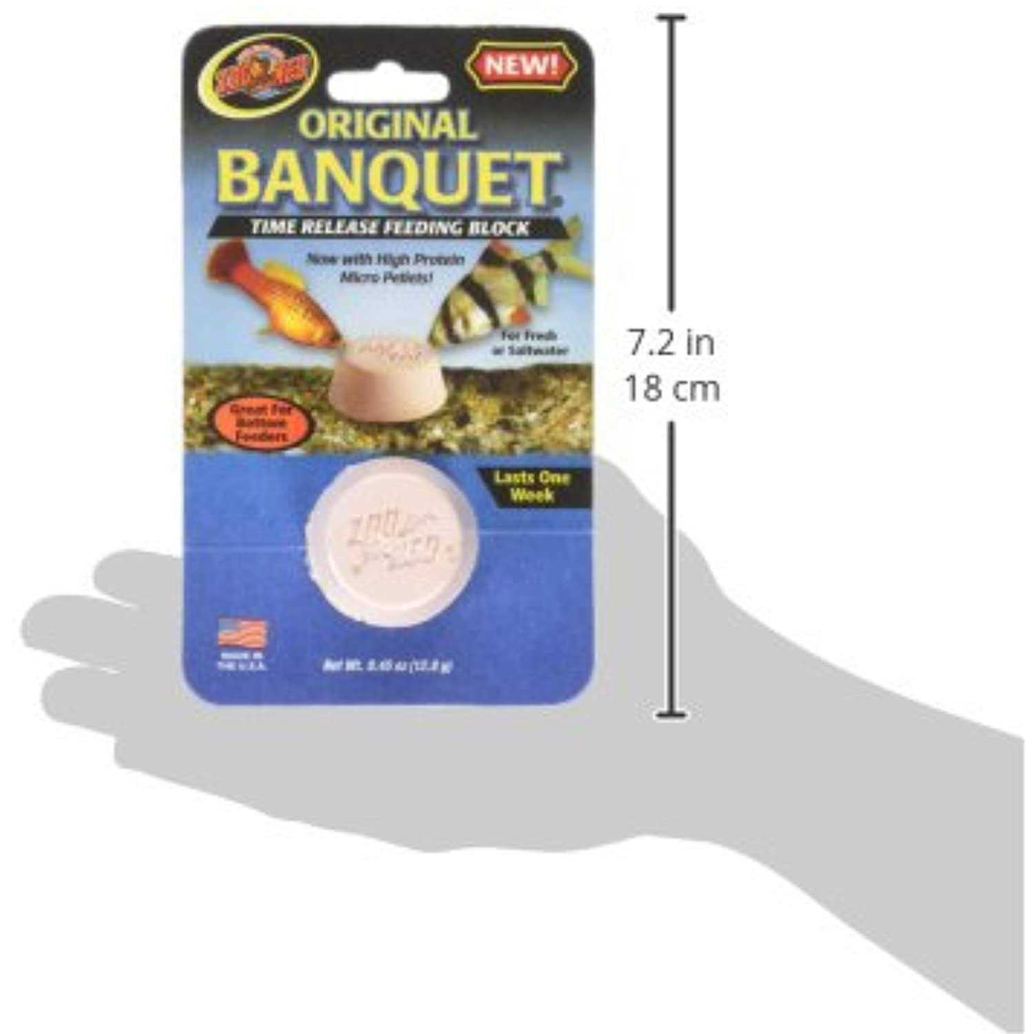 Zoo Med Original Banquet Fish Feeding Block - Healthber
