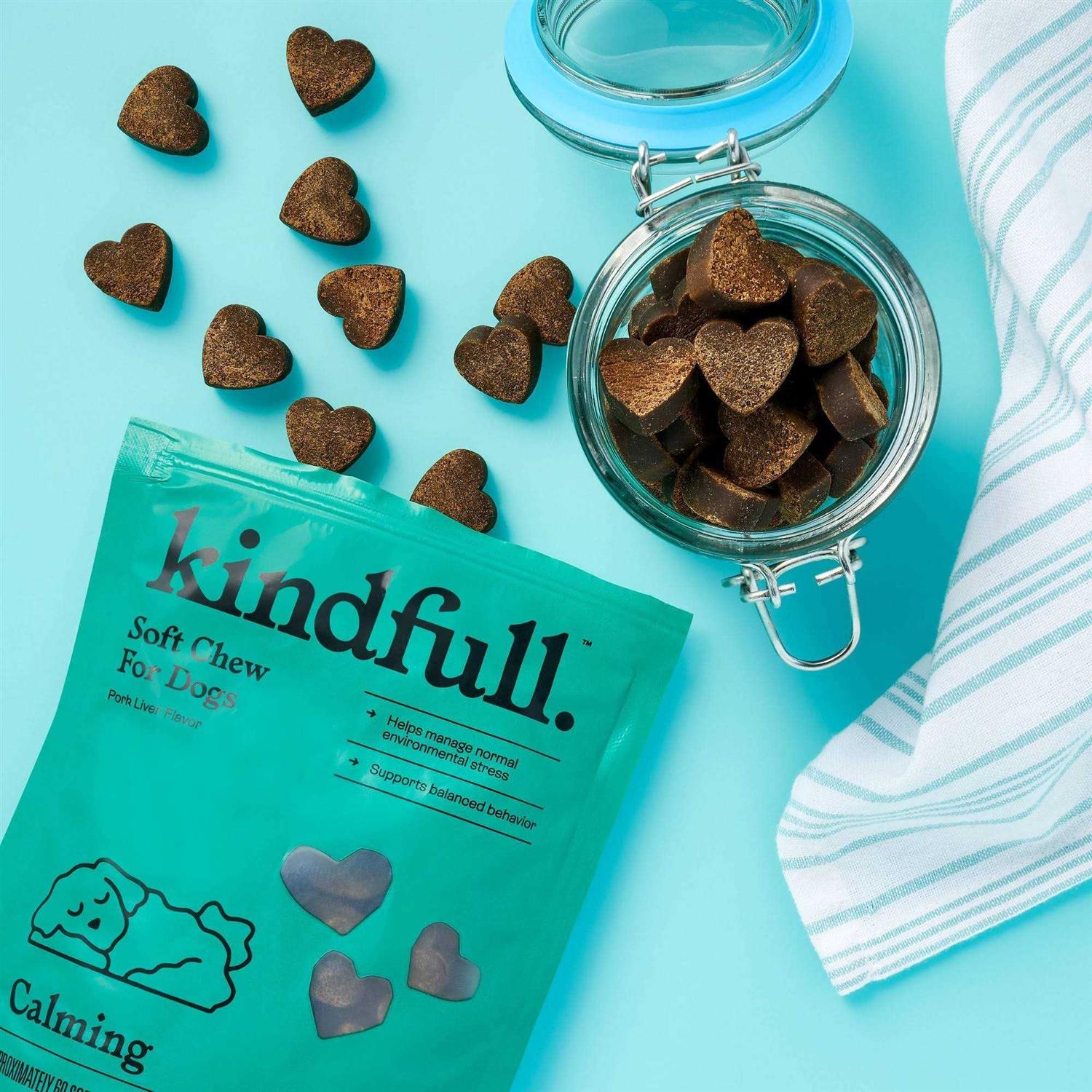 Kindfull Calming Soft Chews for Dogs - Healthber