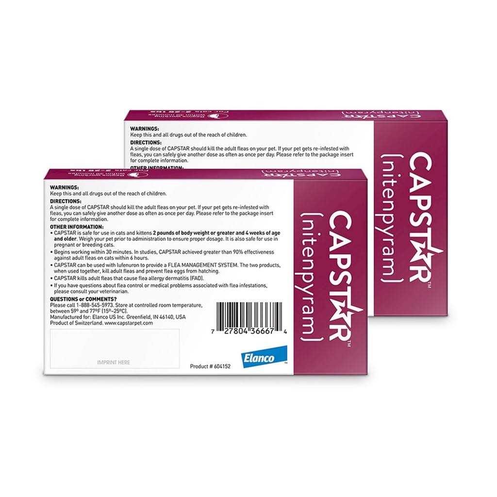 Capstar Flea Tablets for Cats 2-25 lbs - Healthber