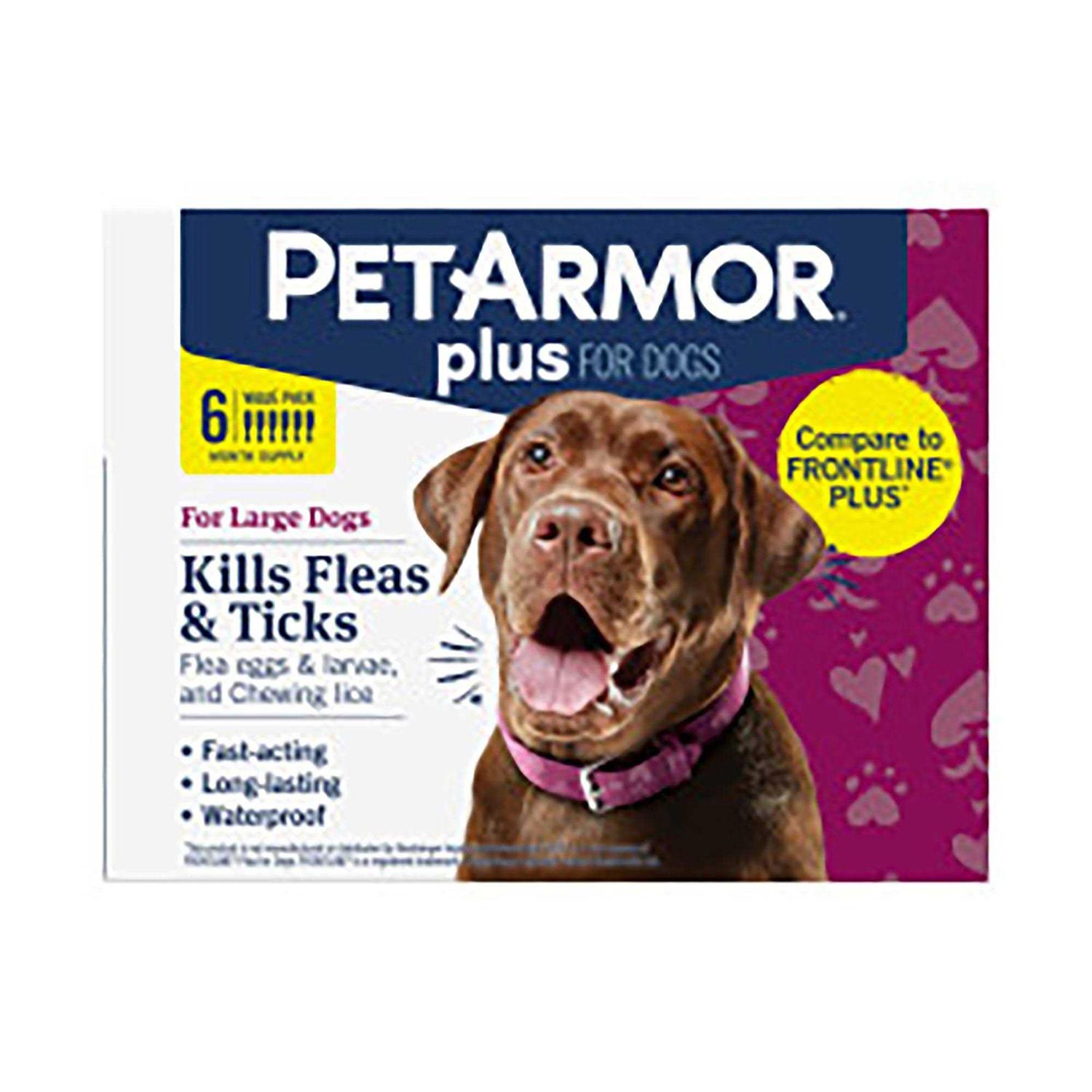 PetArmor Plus Flea and Tick Treatment for Large Dogs - Healthber