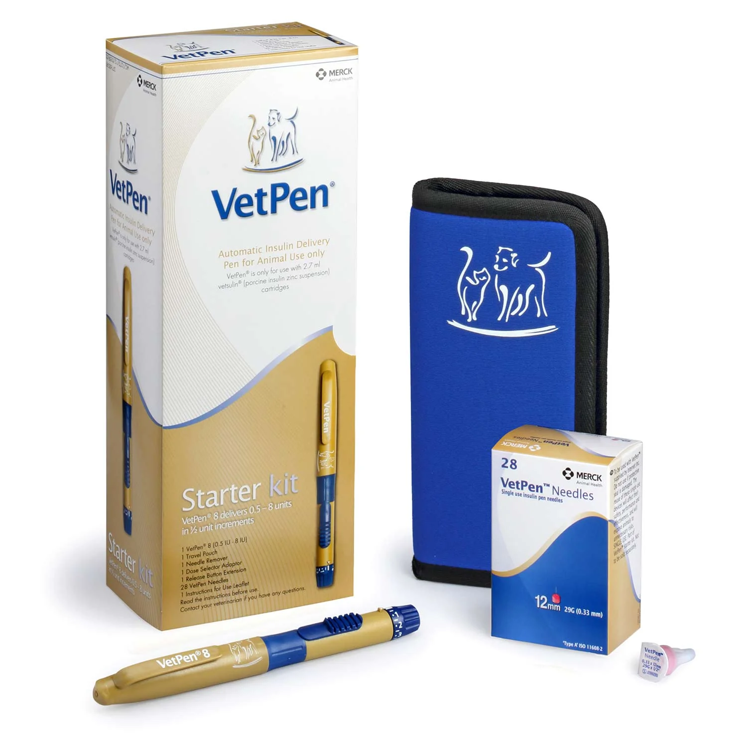 Rx Vetsulin VetPen Insulin Delivery Pen for Pets Device Starter Kit - Healthber