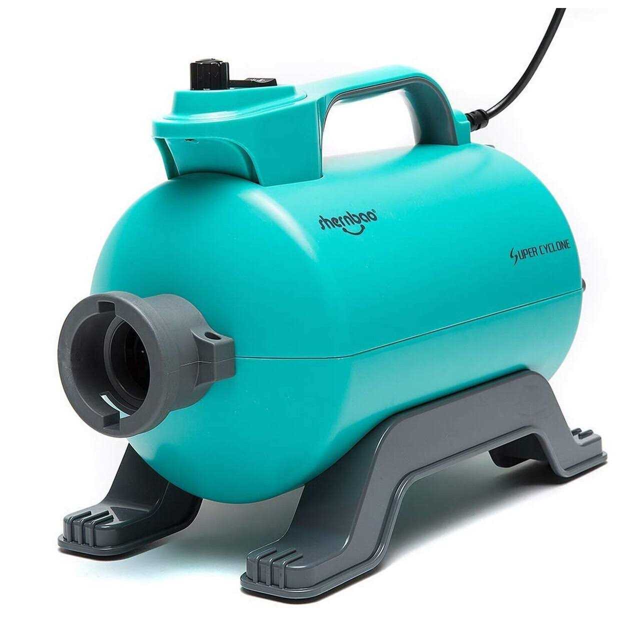 shernbao High Velocity Professional Dog Pet Grooming Hair Force Dryer Blower Super Cyclone 5.0HP - Healthber