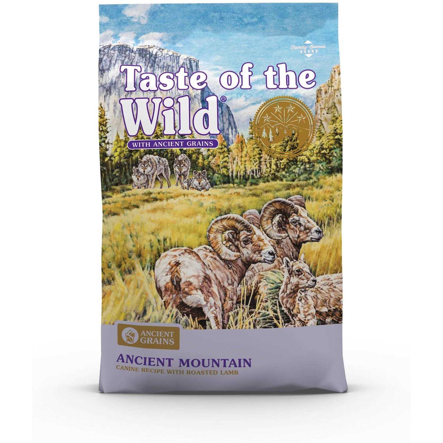 Taste of the Wild Ancient Mountain with Roasted Lamb Dog Food - Healthber