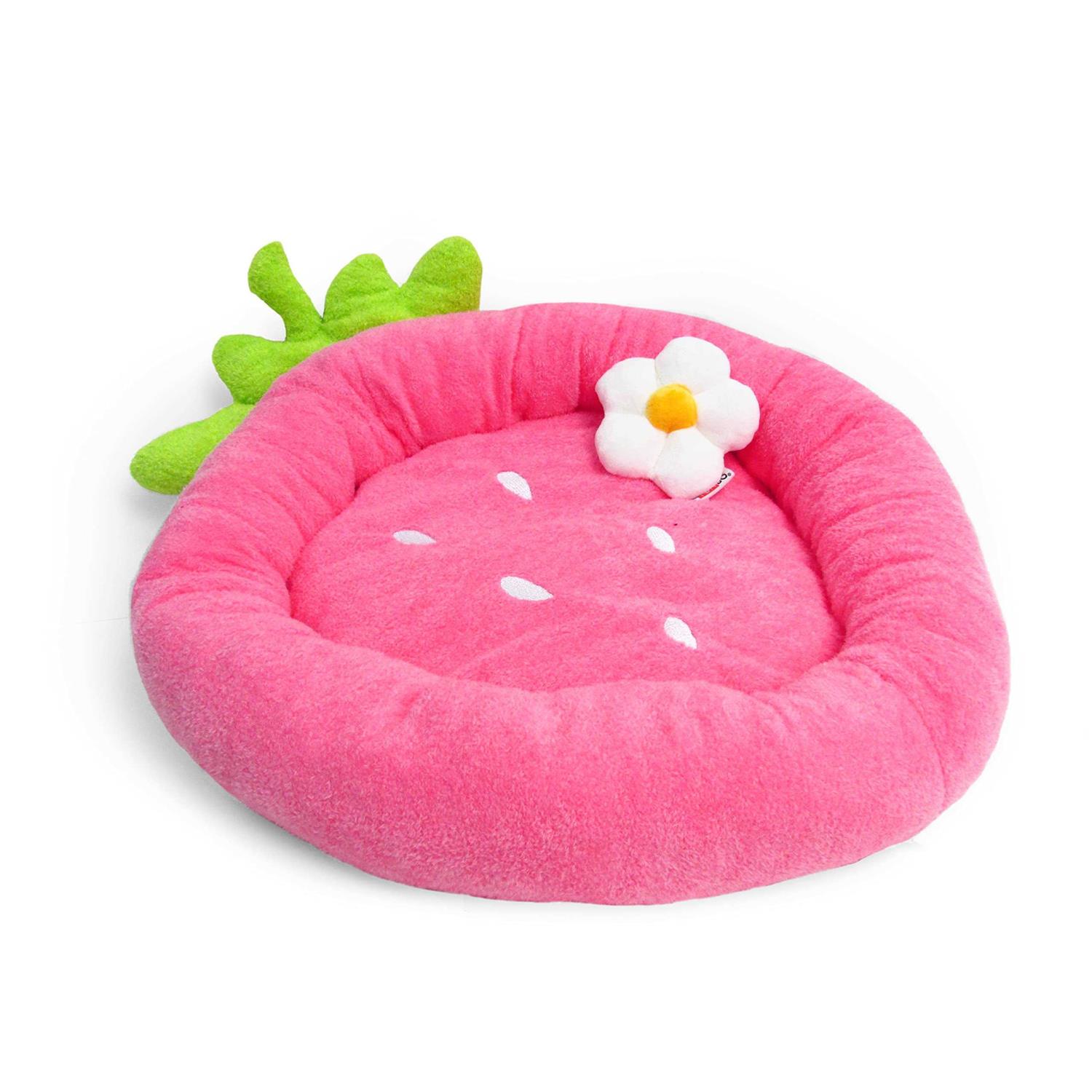 TONBO Soft Plush Small Cute and Cozy Food Dog Cat Bed, Washer and Dryer Friendly - Healthber