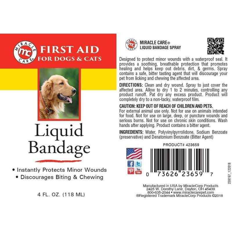 Miracle Care Liquid Bandage Spray - Healthber