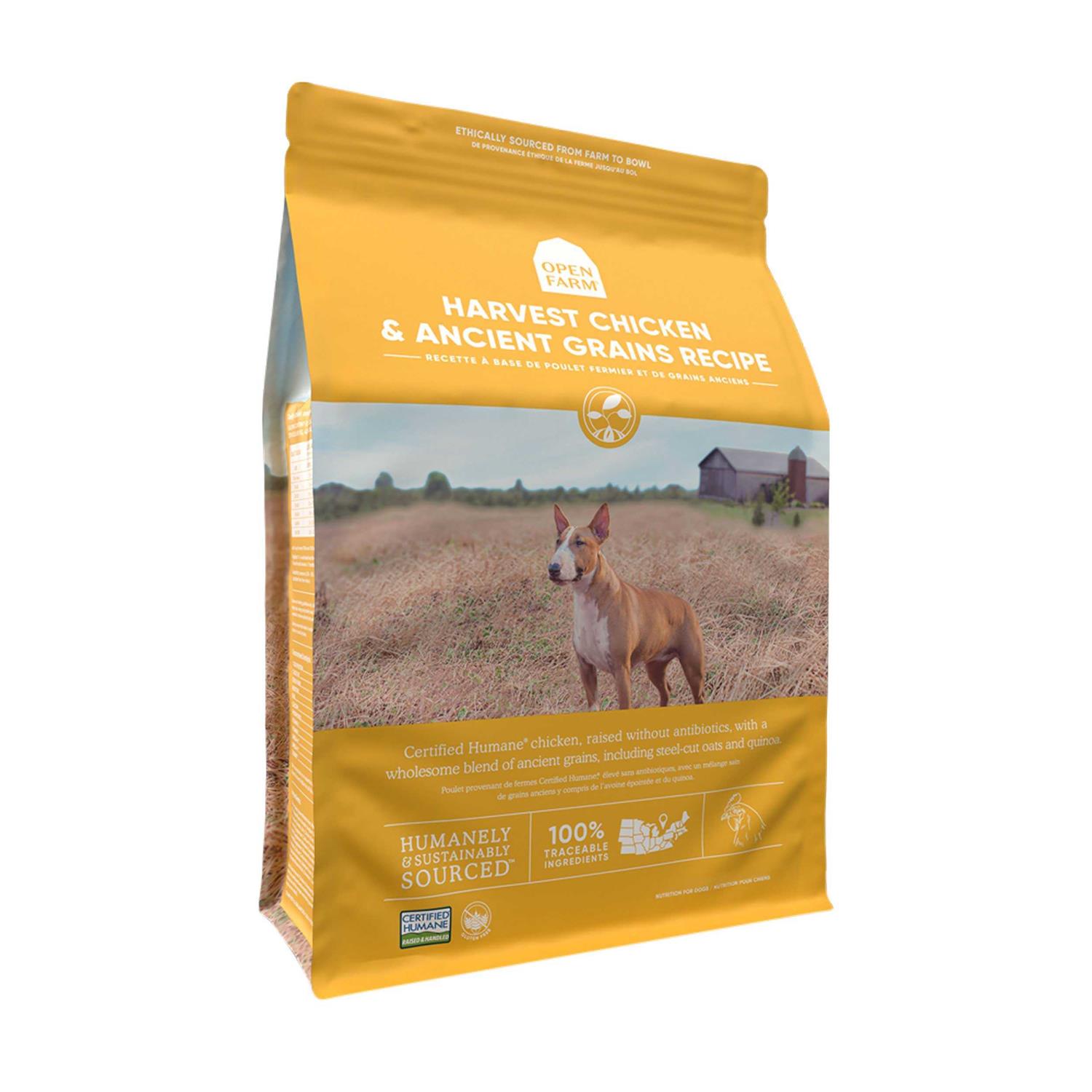 Open Farm Harvest Chicken Ancient Grains Dry Dog Food - Healthber