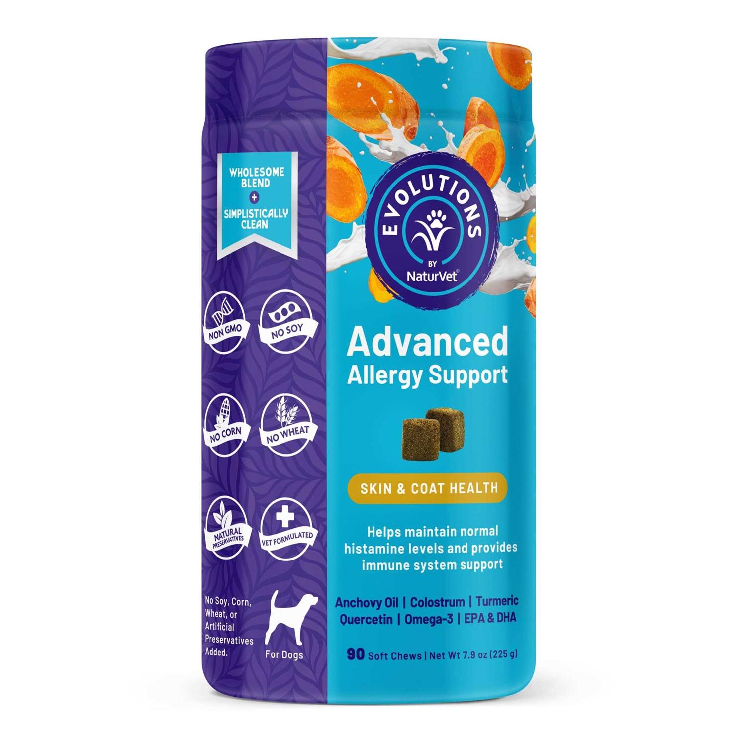 NaturVet Evolutions Advanced Allergy Support Soft Chews - Healthber