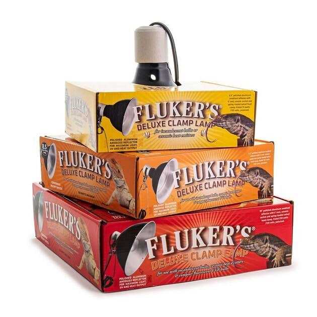 Flukers Clamp Lamp with Dimmer - Healthber