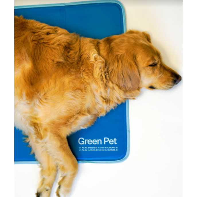 Cool Pet Pad The Green Pet Shop Sage Gray Self Cooling Pet Pad - Healthber