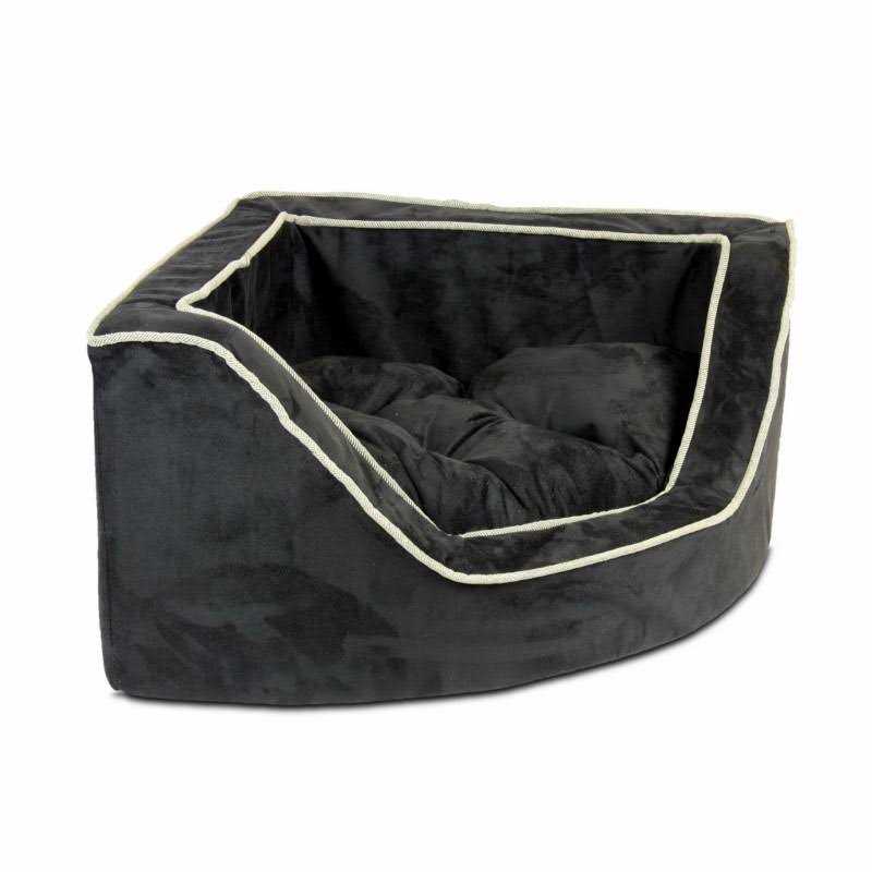 Snoozer Luxury Overstuffed Corner Dog Bed - Healthber