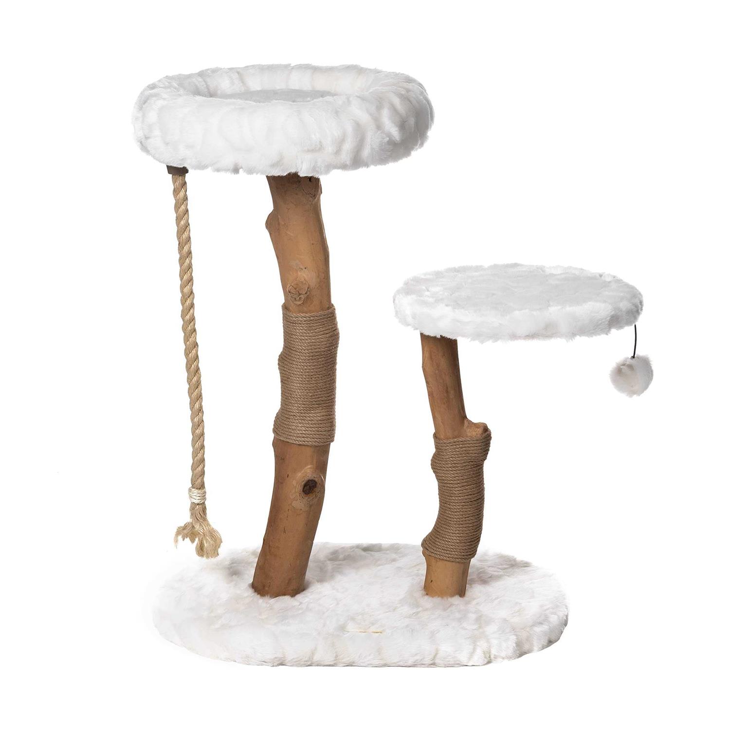 Mau Rizzo Modern Wooden Cat Tree - Healthber