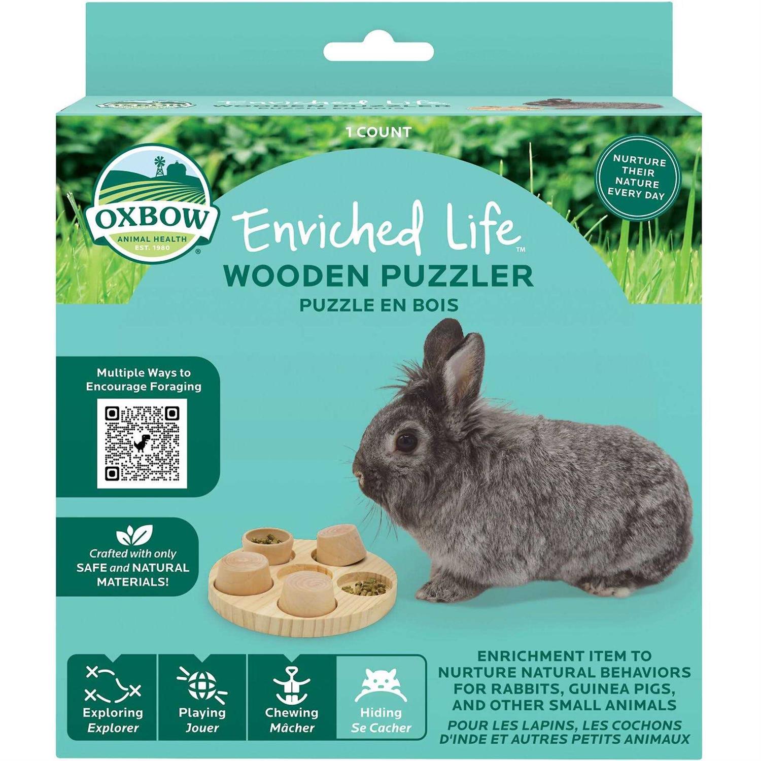 Oxbow Enriched Life Wooden Puzzler Toy - Healthber