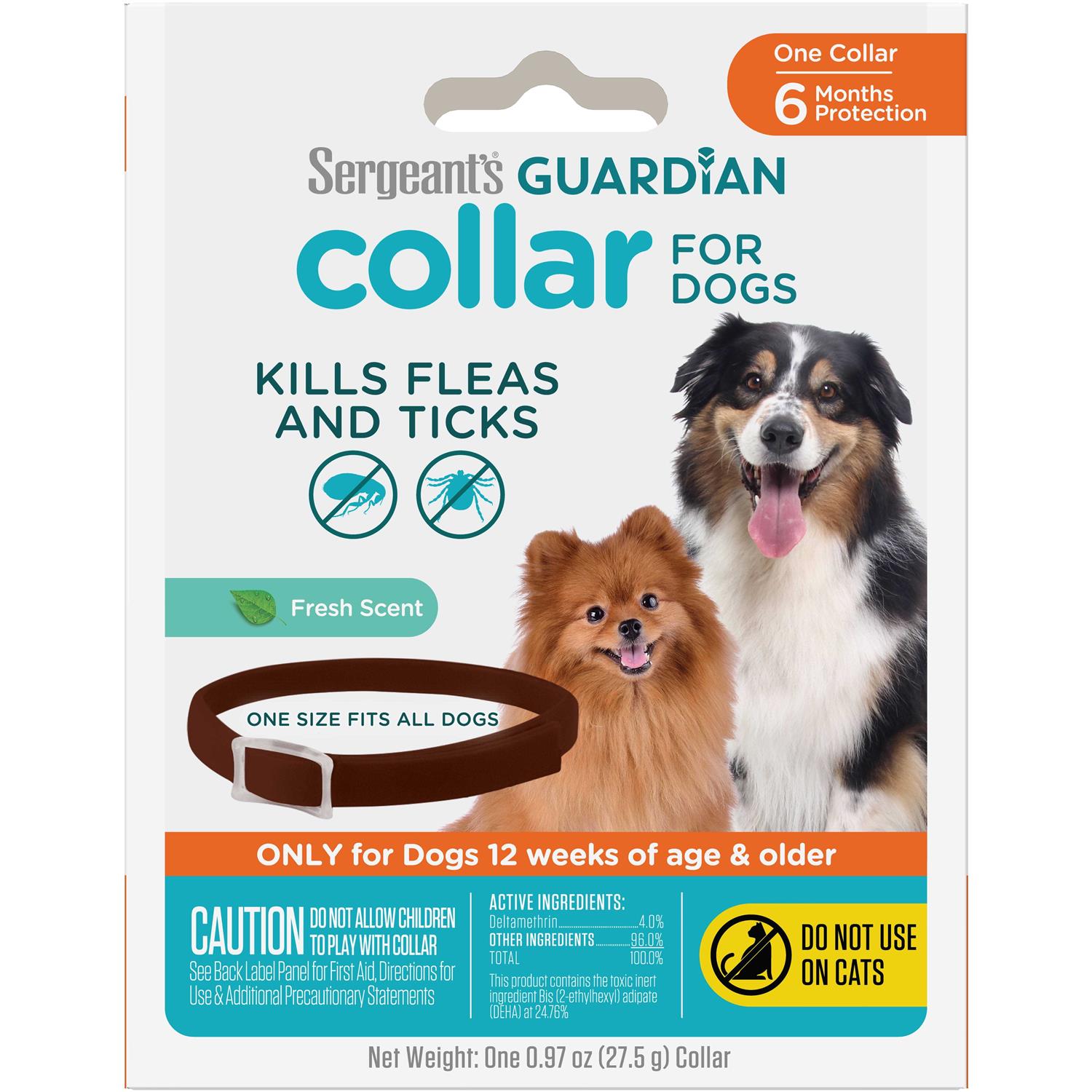 Sergeant’s Guardian Flea & Tick Collar for Dogs - Healthber