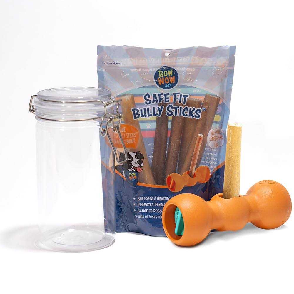 Bow Wow Labs Bully Buddy Bully Stick Holder for Dogs Starter Kit - Healthber