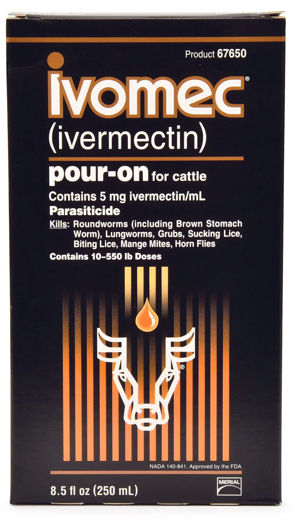 Ivomec Pour-On Cattle Wormer - Healthber
