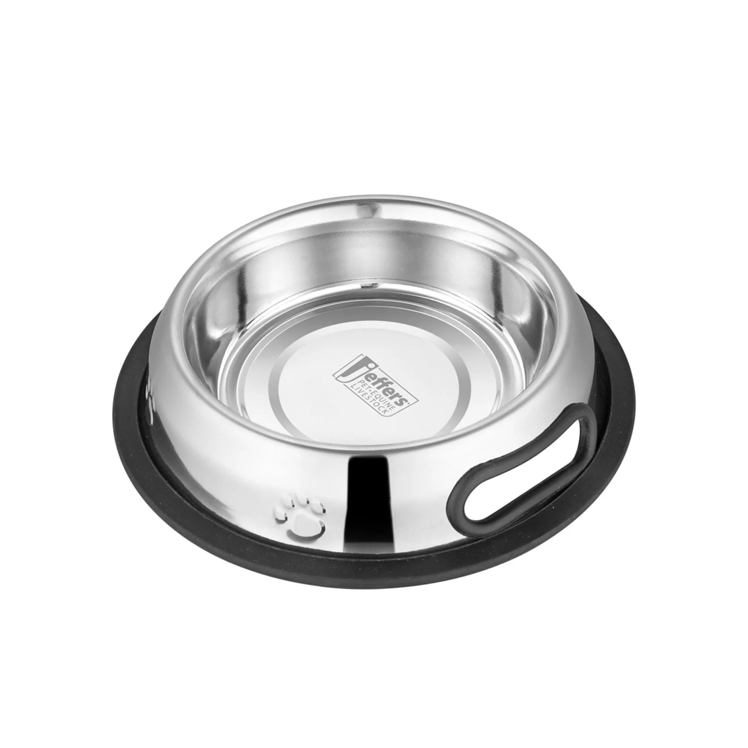 Embossed No-Tip Anti-Skid Stainless Steel Pet Bowls - Healthber