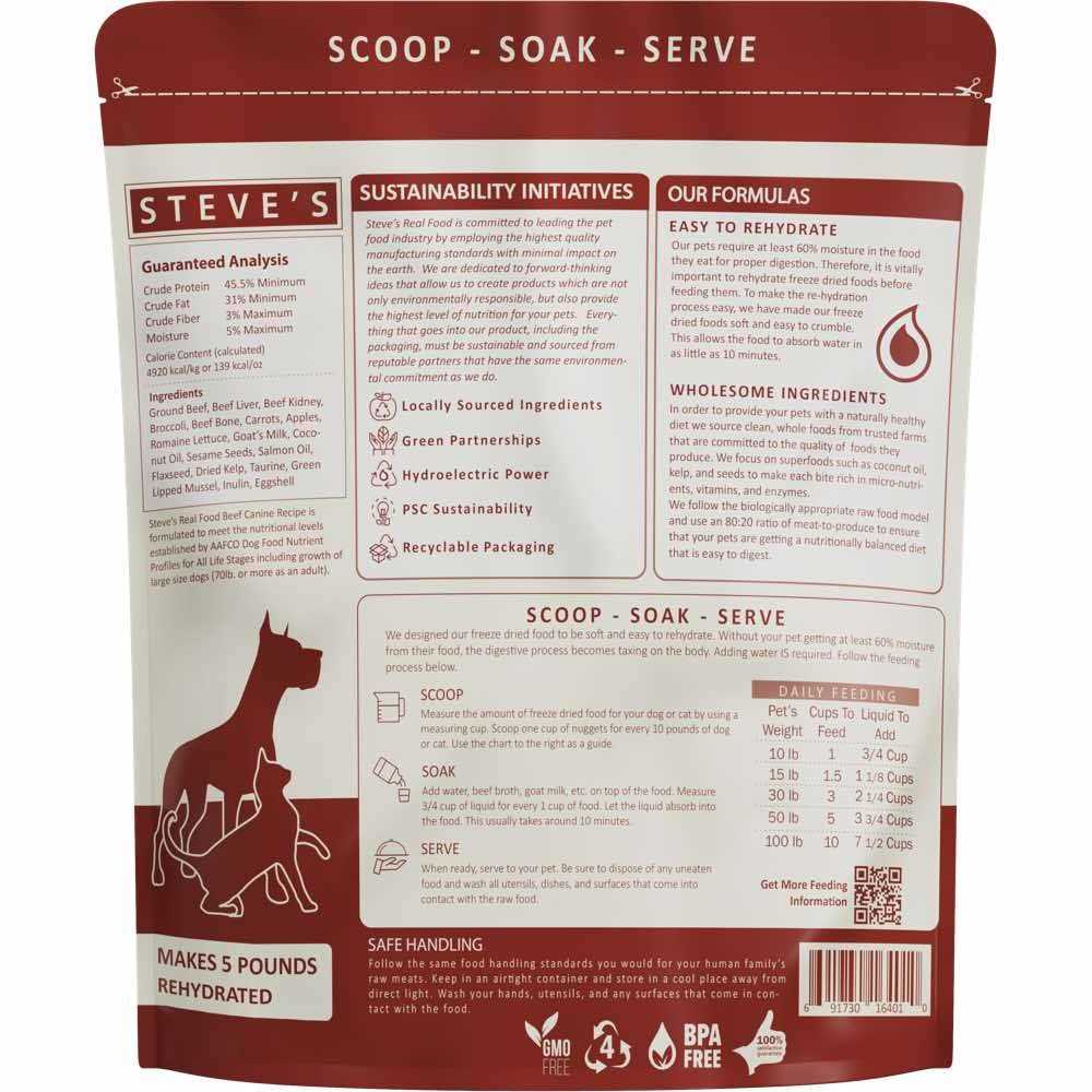 Steve’s Real Food Freeze Dried Nuggets - Healthber