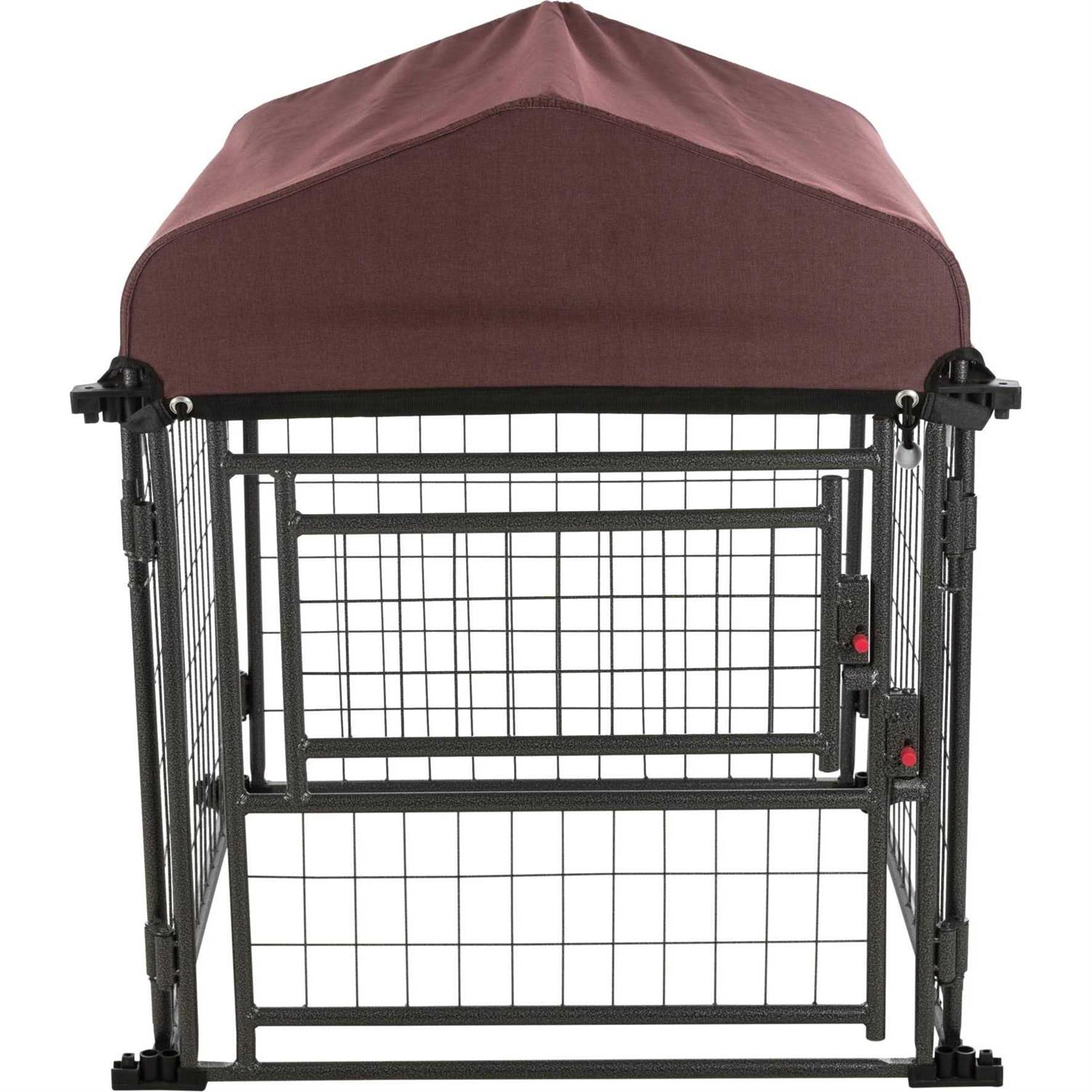 TRIXIE Deluxe Outdoor Dog Kennel with Cover - Healthber