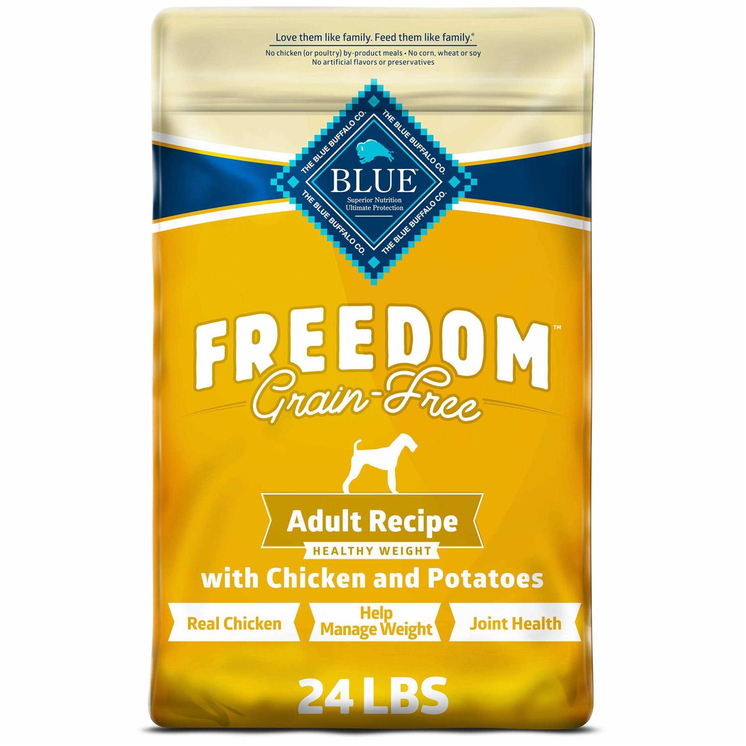 Blue Buffalo Freedom Healthy Weight Chicken Adult Dry Dog Food - Healthber
