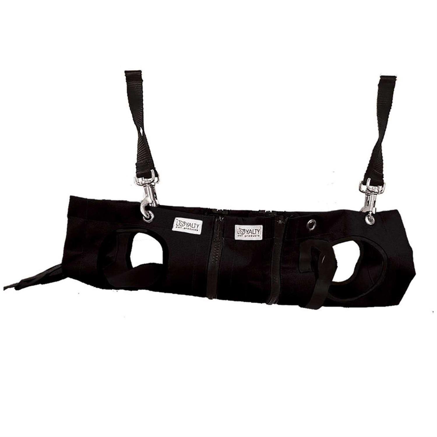 Loyalty Pet Nail Grooming Hammock in Black Size - Healthber
