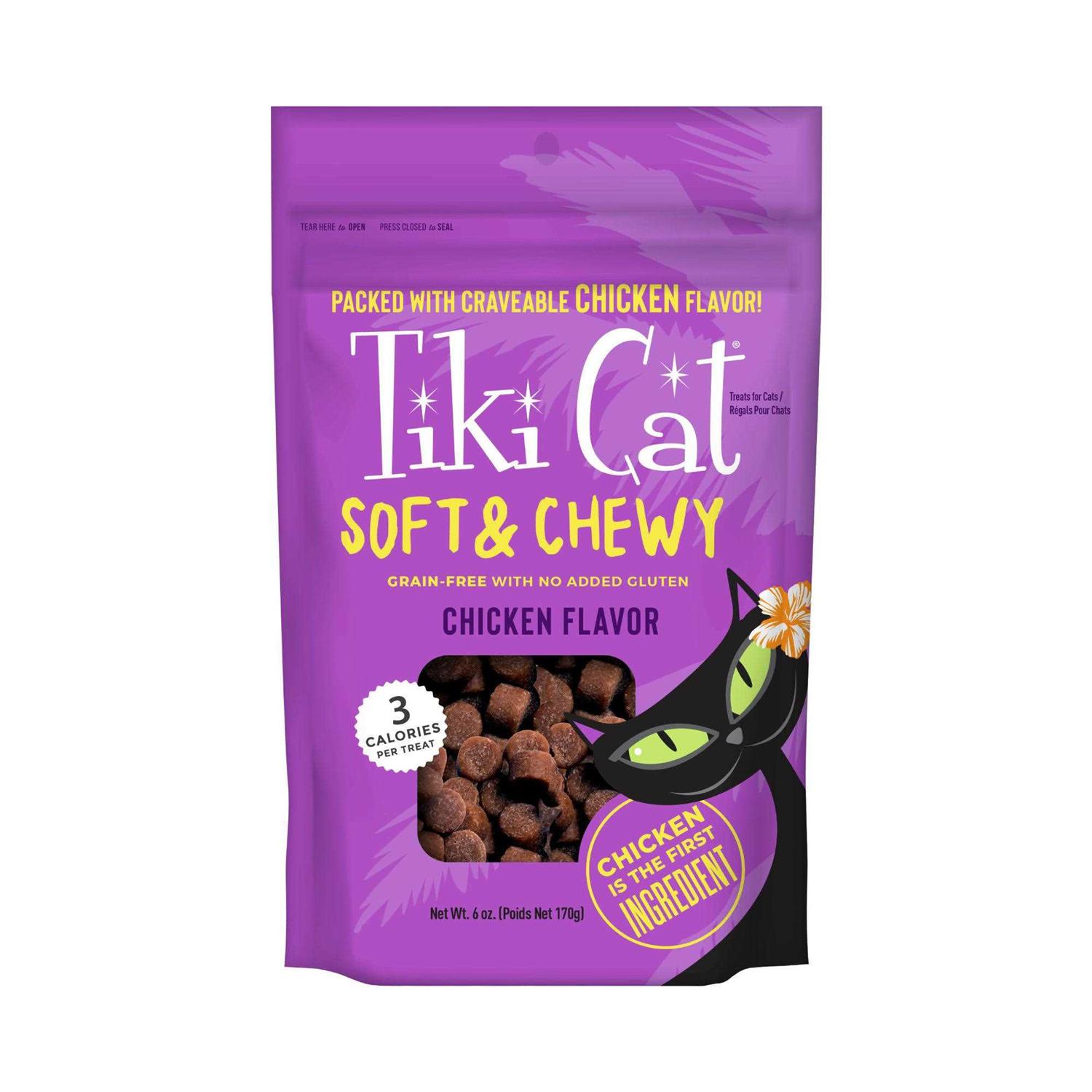Tiki Cat Soft & Chewy Cat Treats Chicken - Healthber